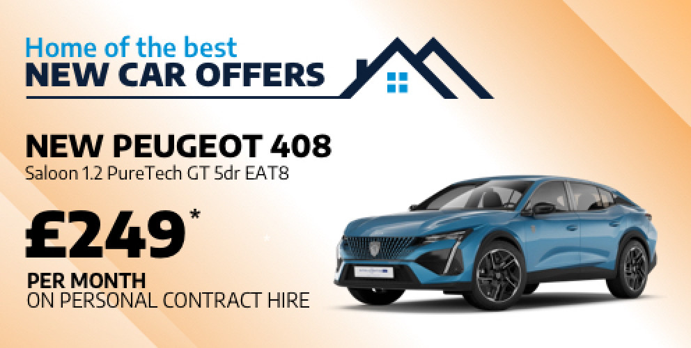 New Peugeot 408 - £249 Per Month